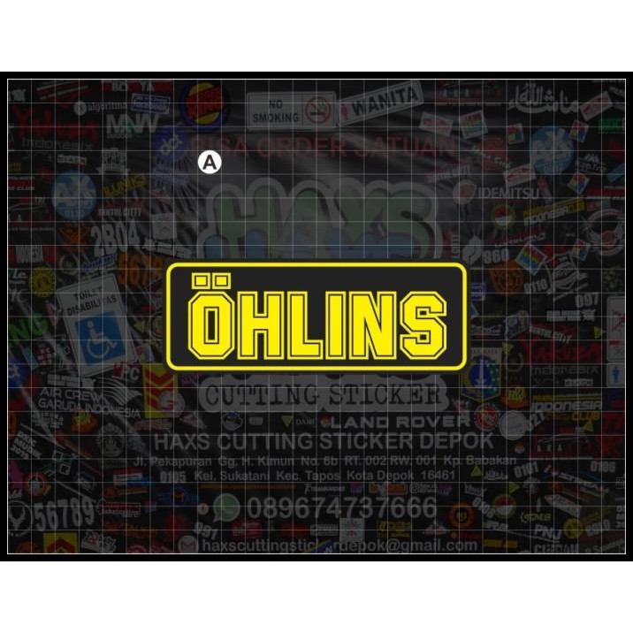 

GRATIS ONGKIR CUTTING STICKER OHLINS LOGO DASAR HITAM UKURAN 13 CM, 10 CM, 8 CM !!