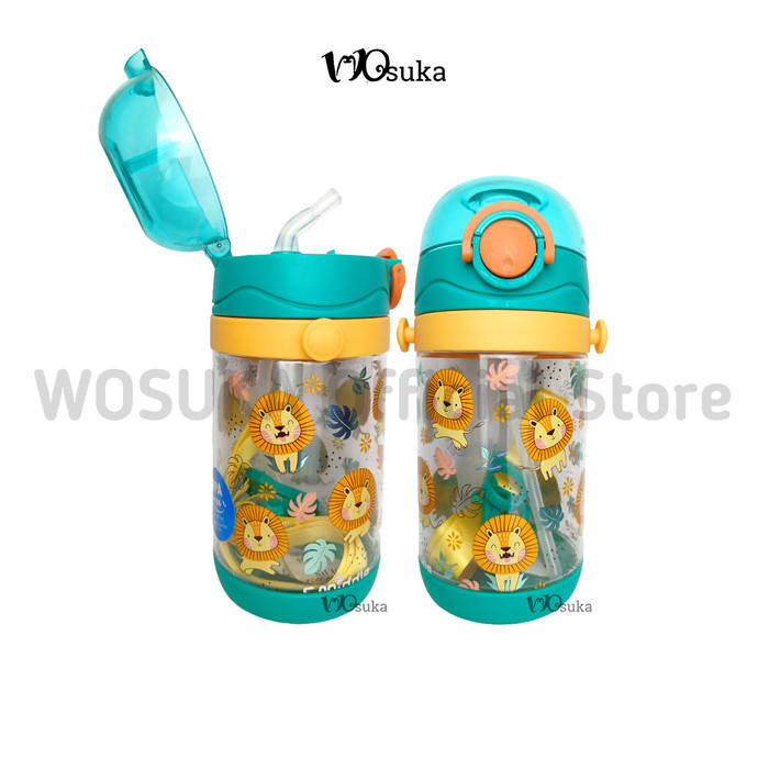 PRODUK TERBATAS WOSUKA - SMIGGLE Botol Minum Anak Sedotan 500 ML 650 ML - Botol Minum Anak Sedotan