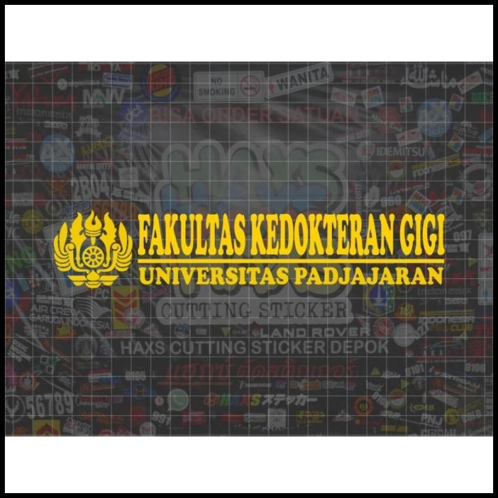 

BEST DEAL CUTTING STICKER FAKULTAS KEDOKTERAN GIGI UNPAD UKURAN 20 CM