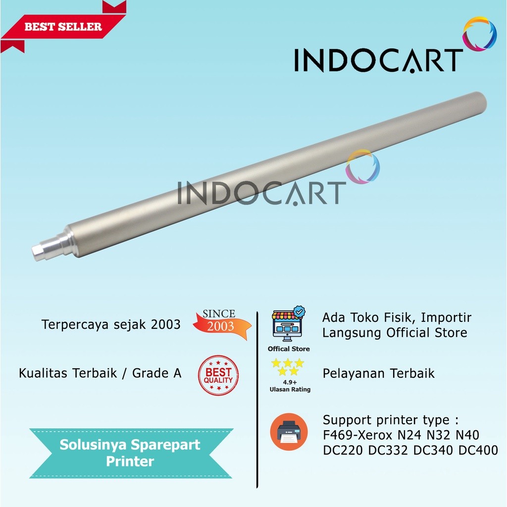 IndoCart Magnet Roller Sleeve F469-Xerox N24 N32 N40 DC220 DC332 DC340 DC400