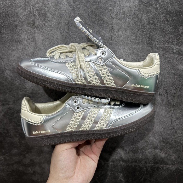 adidas Samba Pony Tonal x Wales Bonner Silver
