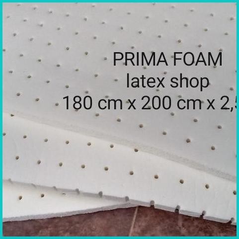 BUSA LATEX PREMIUM TOPPER KASUR,JOK MOBIL,SOFA 180 CM X 200 CM X2,5 CM