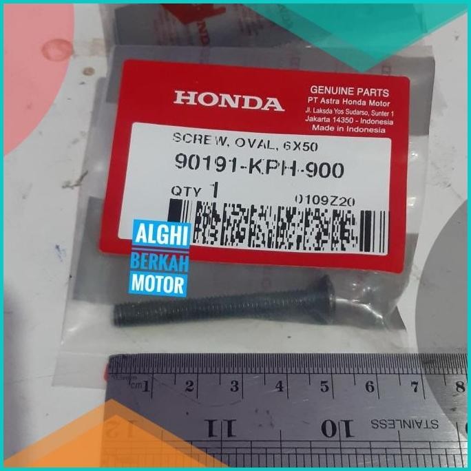 Baut Jalu Stang CBR 250RR Screw Oval 6x50 Original Honda 90191-KPH-900