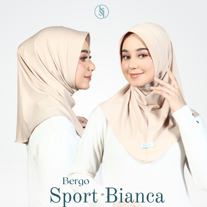 Hijab Sport Jersey Pet Busa Antem Jilbab Instan Krudung Sport Premium #Original