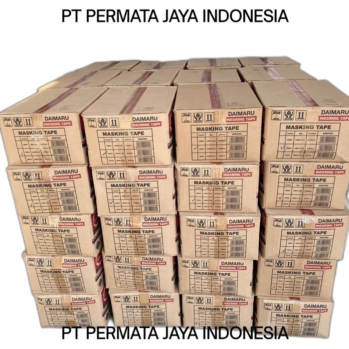 

BEBAS ONGKIR - Masking Tape / Lakban Kertas / Daimaru 2 inch / 1 Dus