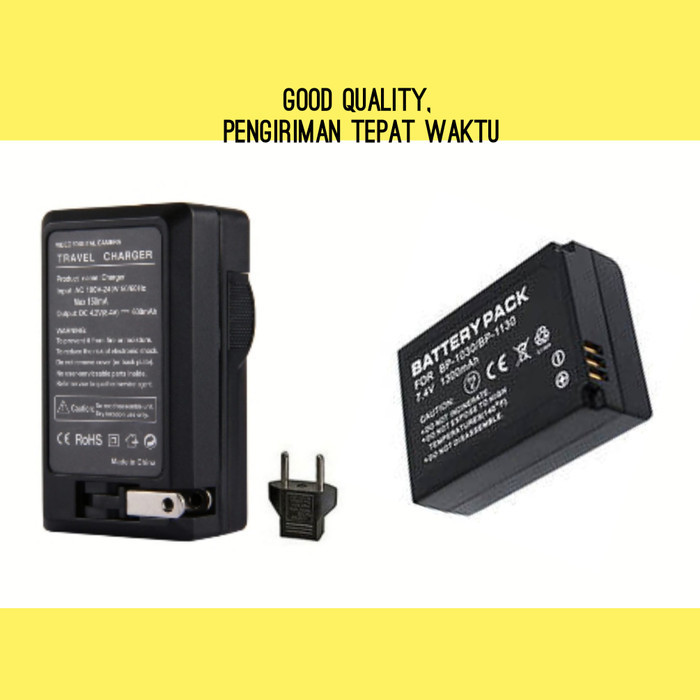 Baterai & Charger Samsung BP-1030 BP1030B BP-1130 ED-BP1030 Batre Casan