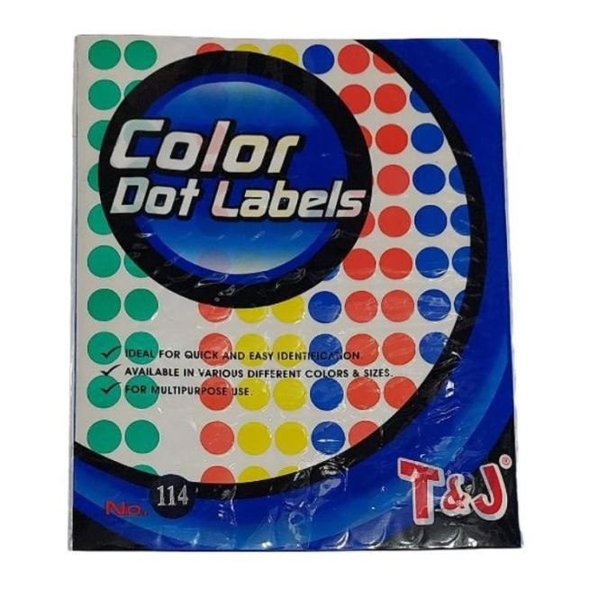 

Varian Terbaru ! Kertas Label DOT 114 Warna Warni (1pad)