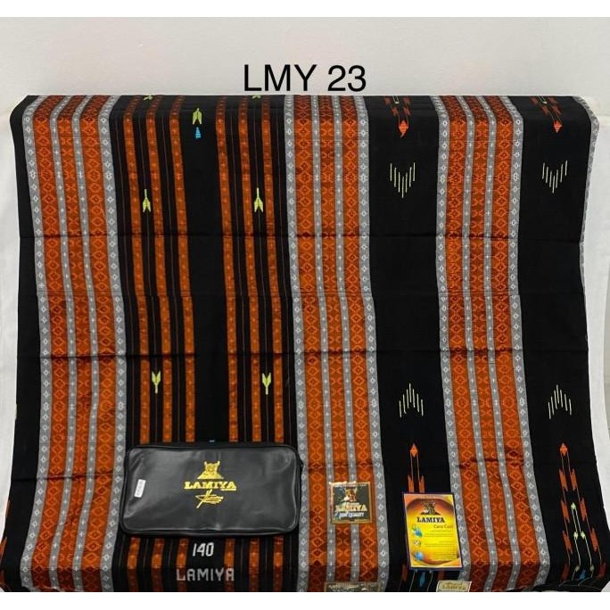 Sarung Lamiya 200 & 140 Jahit Tengah Kualitas Premium