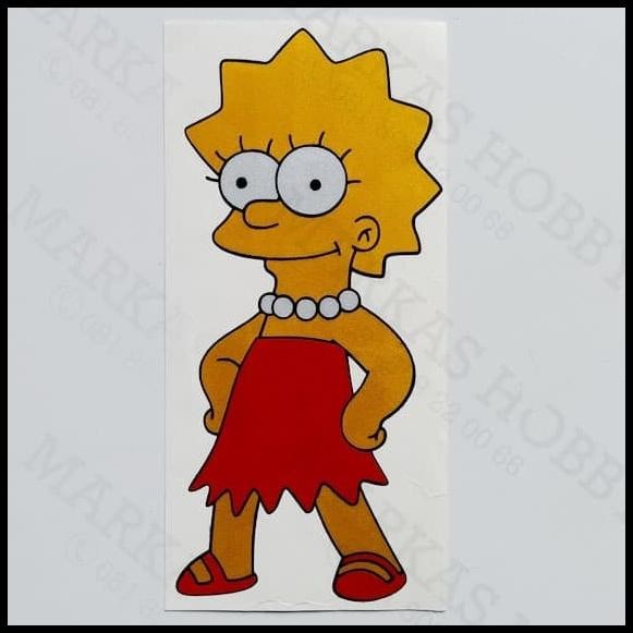

DISKON STIKER THE SIMPSONS LISA SIMPSON CHARACTER !!!