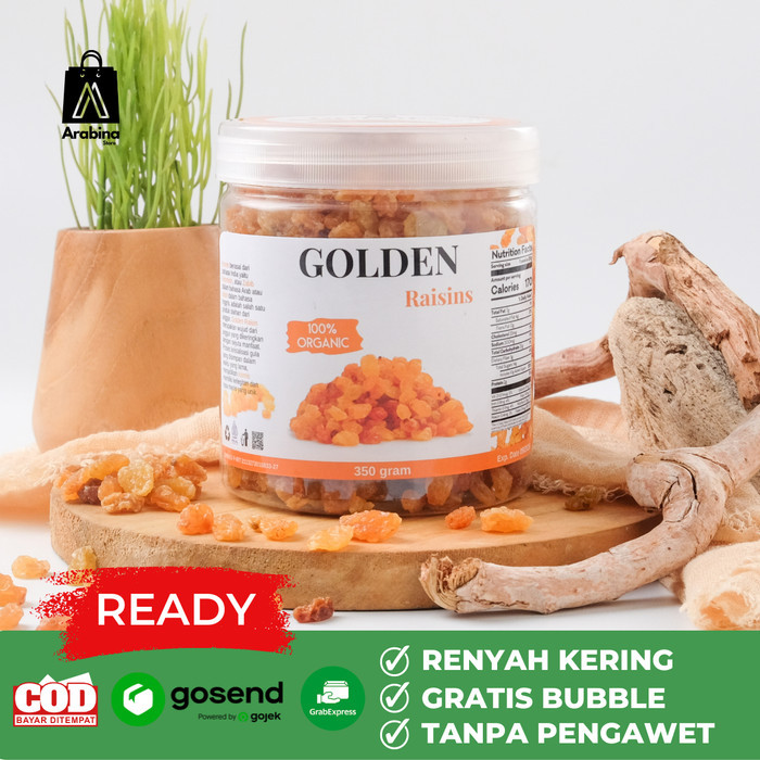 

Ready - Kismis Golden Raisins Original 100% Organik Manis Kering