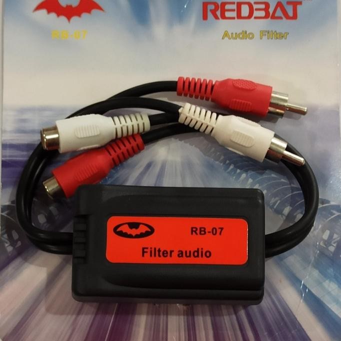 Filter Audio Mobil Anti Storing REDBAT / NOISE FILTER RCA