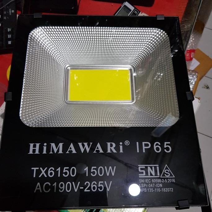 Produk Baru HIMAWARI Lampu Sorot LED 150Watt IP65 Cahaya PUTIH SNI