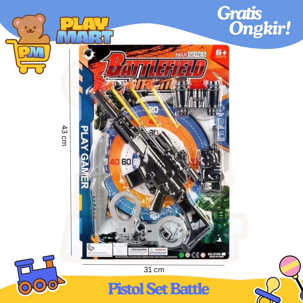 Mainan Anak Karakter Polisi Set Mainan Anak Perlengkapan Polisi