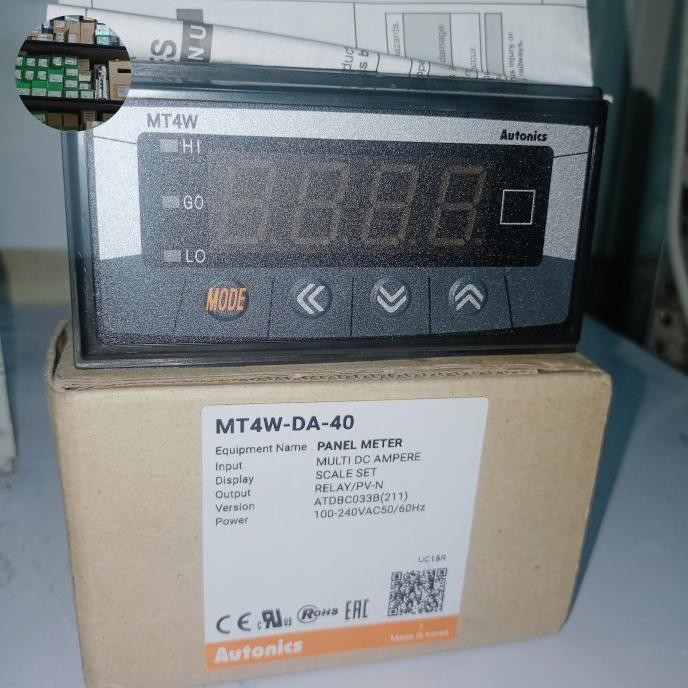 Best Produk Panel Meter Mt4W-Da-40 Autonics Original