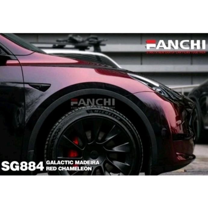 

PROMO 50CM STICKER FANCHI SG884 MOONLIGHT MADEIRA RED HITAM LEMBAYUNG 50CM
