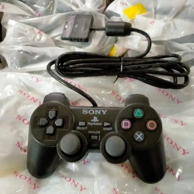 Terbaru STIK PS2 ORI ORIGINAL SONY HITAM PLAYSTATION 2 PAKING SONY