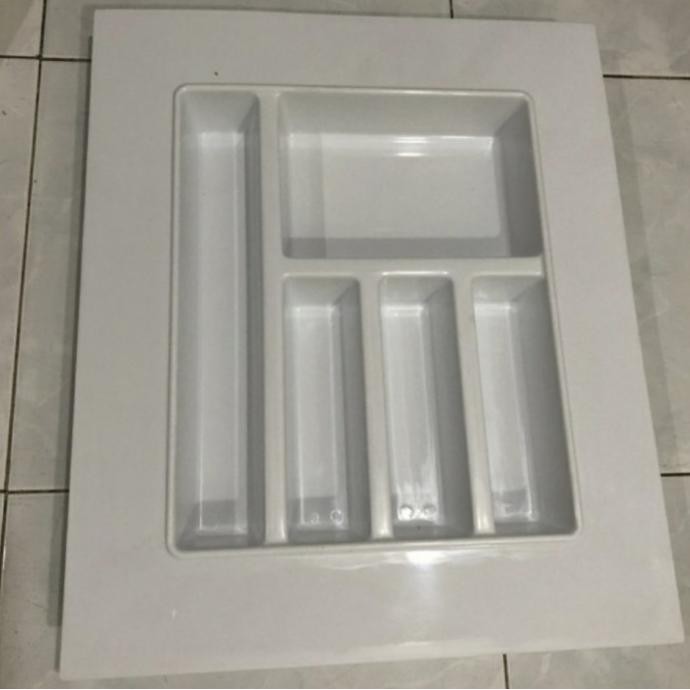 TEMPAT SENDOK LACI PUTIH / SEKAT LACI / SENDOK GARPU KITCHEN SET