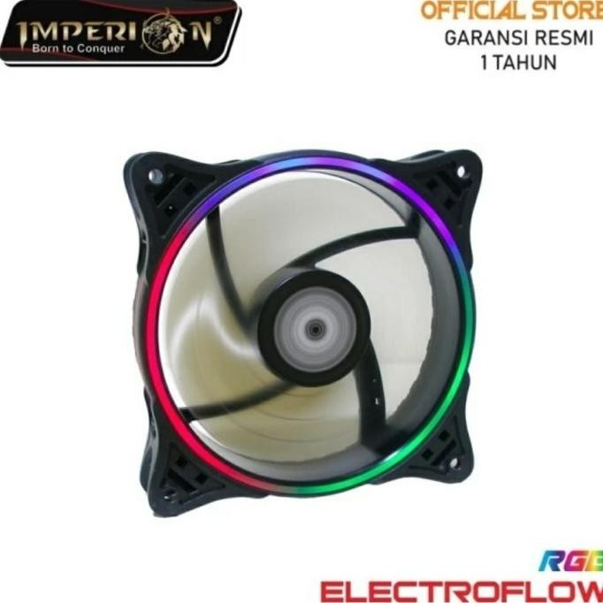 

Diskon! Imperion Fan Casing Electroflow FA-G12-11 RGB 120mm