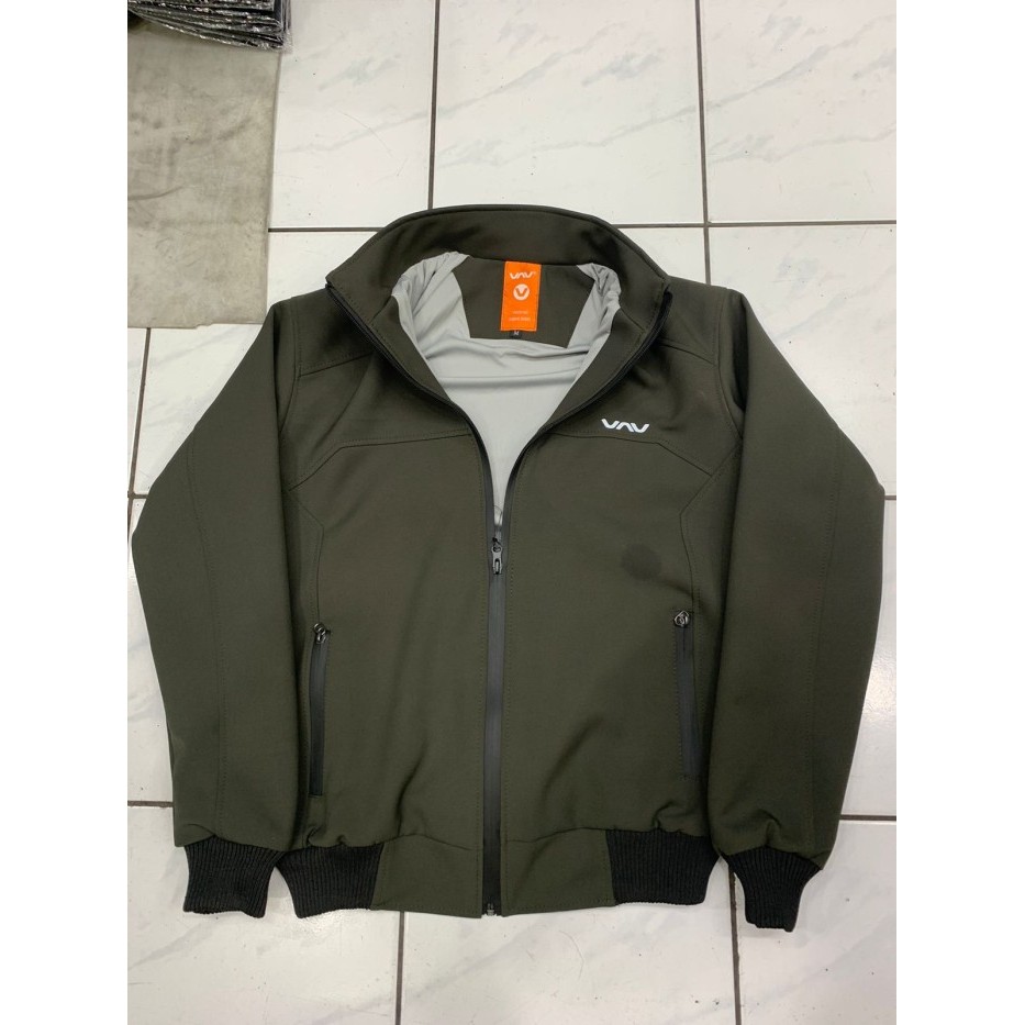 TERLARIS jaket motor pria import micro windproof anti air casual original - army, XL