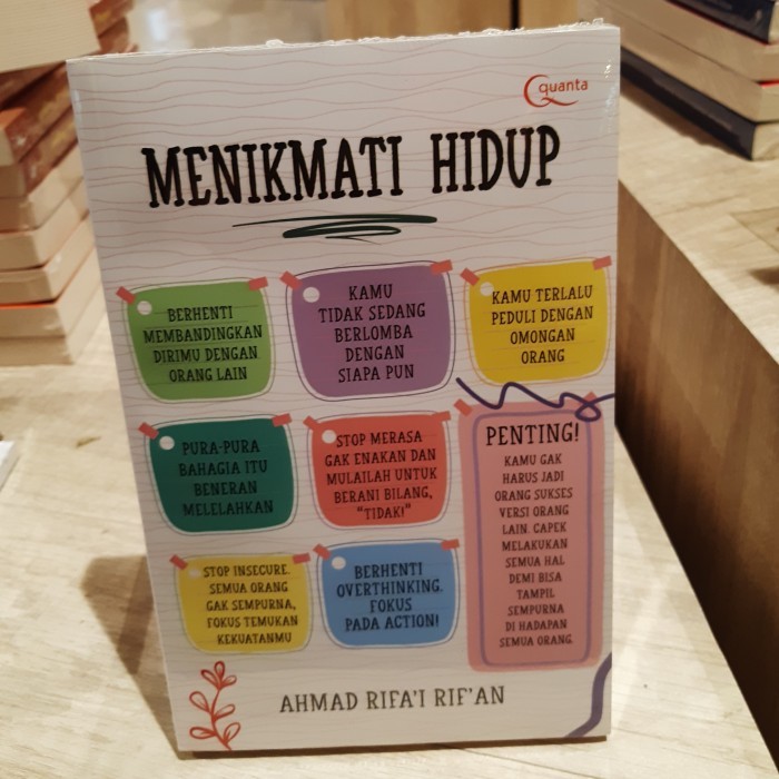 

Buku Menikmati Hidup By Ahmad Rifai Rifan