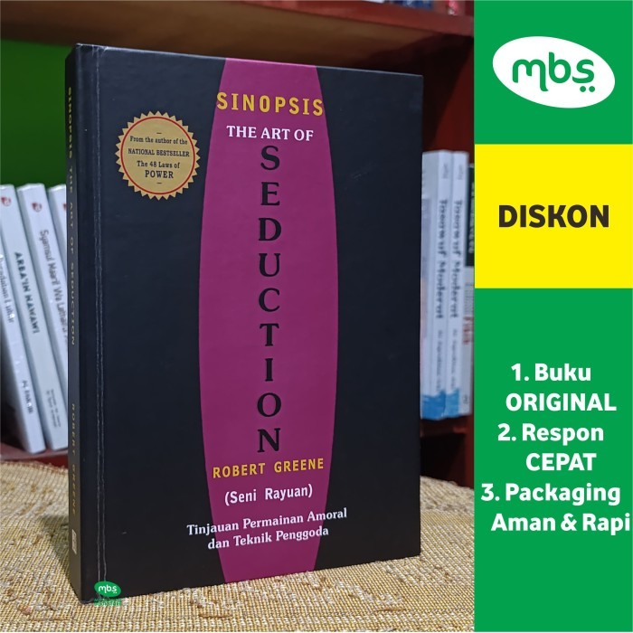 

BUKU SINOPSIS THE ART OF SEDUCTION (SENI RAYUAN) - Tinjauan Permainan Amoral dan Teknik Penggoda -