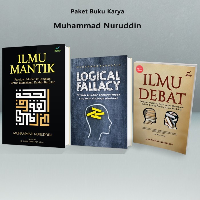 

Paket Buku Muhammad Nuruddin : Logical Fallacy Ilmu Mantik Ilmu Debat