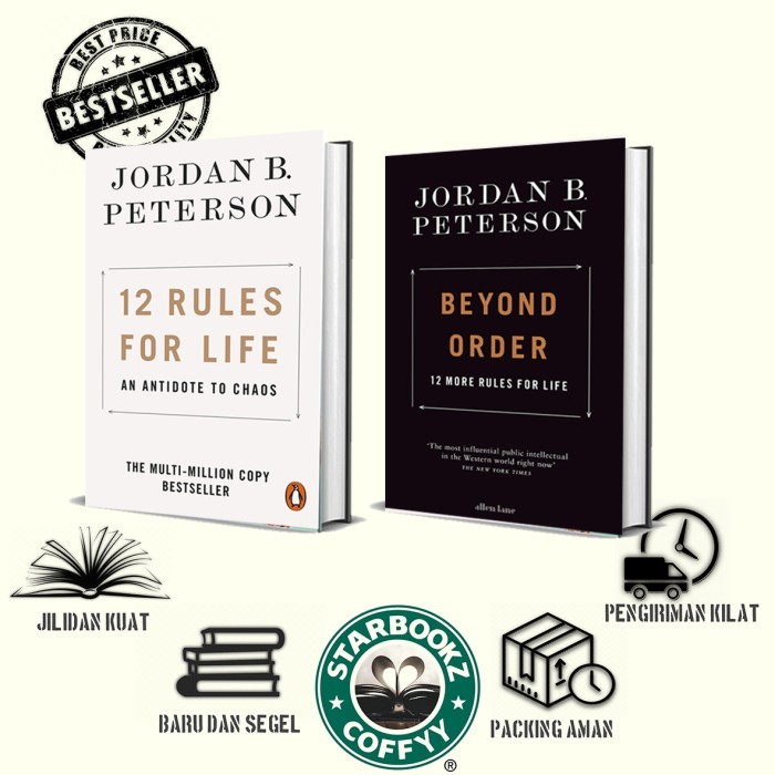 

PAKET(2 BUKU) 12 rules for life dan Beyond Order: 12 More