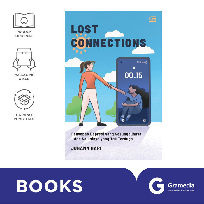 

Gramedia Buku Lost Connections: Penyebab Depresi Yang Sesungguhnya Dan Solusinya Yang Tak Terduga