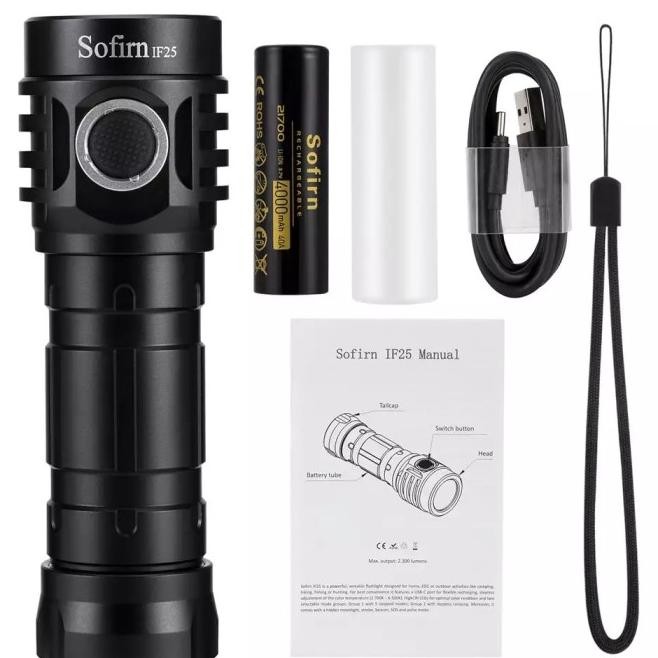 Sofirn If25A Blf Anduril 4 * Sst20 Led 4000Lm Senter Led