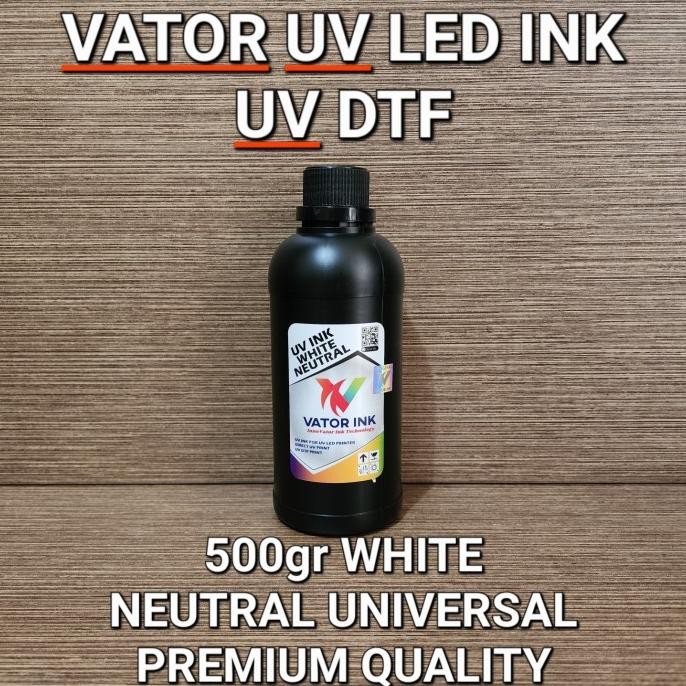 

BEBAS ONGKIR - Tinta UV LED Vator 500gr Print UV DTF Film Printer Hard Soft Ink
