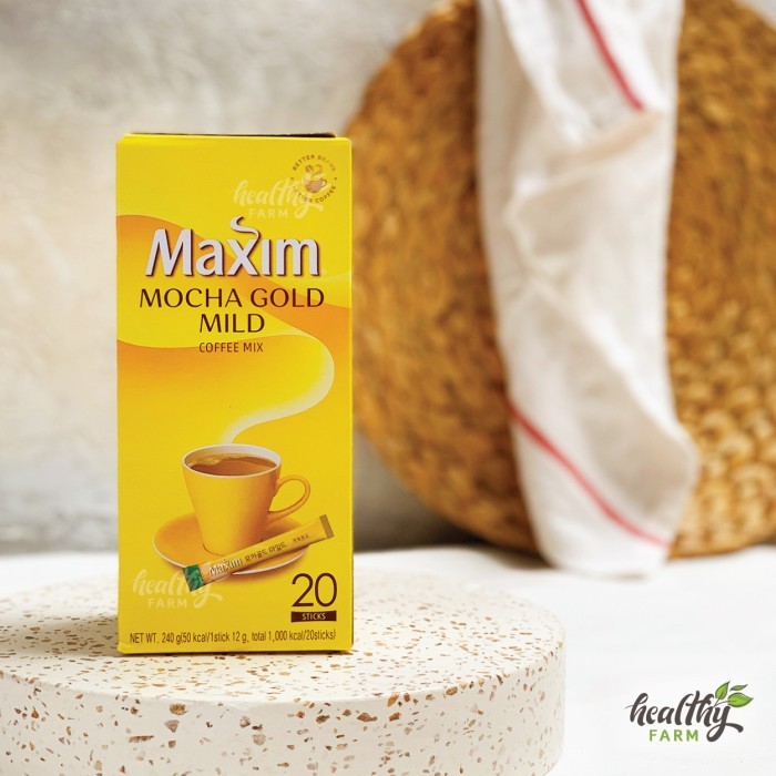 

Maxim Coffee Korea Gold Mocha / Kopi Moka Korea Isi 20