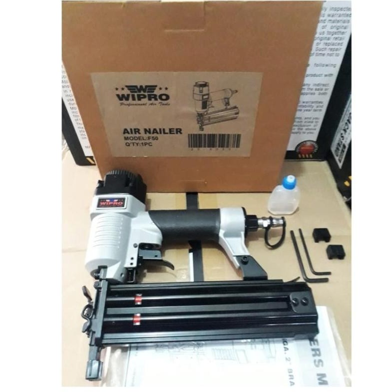 Ready Nail Gun Wipro F50 F 50 Air Nailer With Safety Mesin Paku Tembak Angin