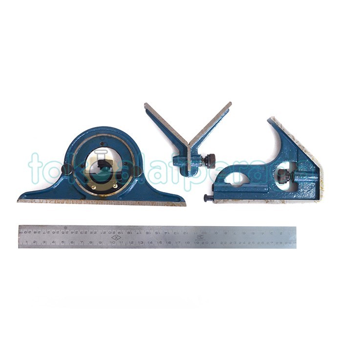 

3 pcs Combination Square Set Protactor Spirit