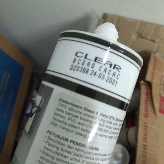 PROMO sealant kaca / klebermen Non Asam