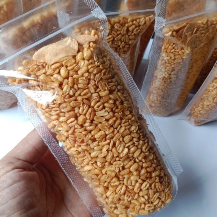 

EKSLUSIF 1 Kg Kacang Ijo Kupas Goreng Rasa Mantab Harga Camilan Grosir