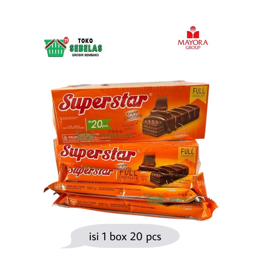 

SPECIAL superstar wafer isi 20 pcs