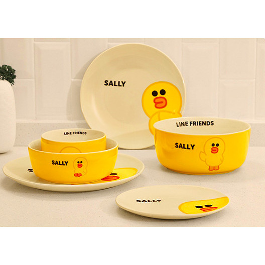 PIRING MAKAN KOREA SALLY LINE FRIENDS ORIGINAL MERCHANDISE