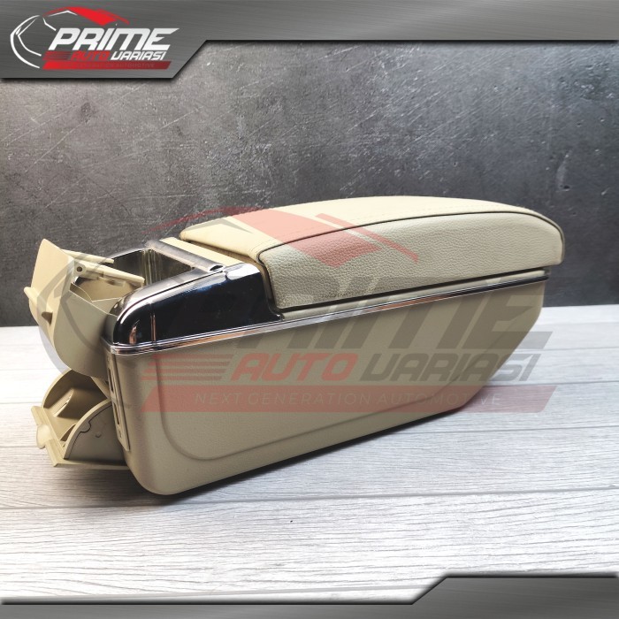CONSOLE BOX MOBIL MODEL GESER ARMREST CONSOLE SLIDING UNIVERSAL- CREAM