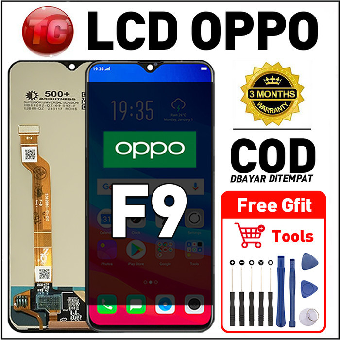 Original Lcd OPPO F9 fullset ori asli Layar hp touchscreen Sentuh Versi Tinggi COD