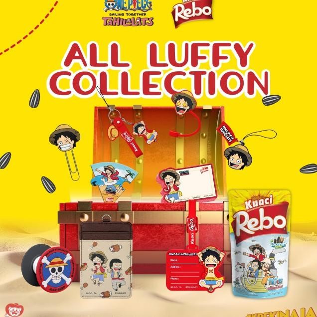 

Rebo Kuaci X One Piece Bundling 5 Pcs - Rasa , Lk, Coconut 140 Gram & Green Tea, Caramel 70 Gram