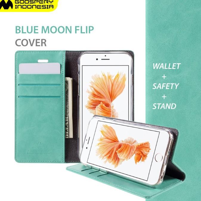 

BLUE- GOOSPERY SALE IPHONE ALL TYPE BLUE MOON FLIP CASE