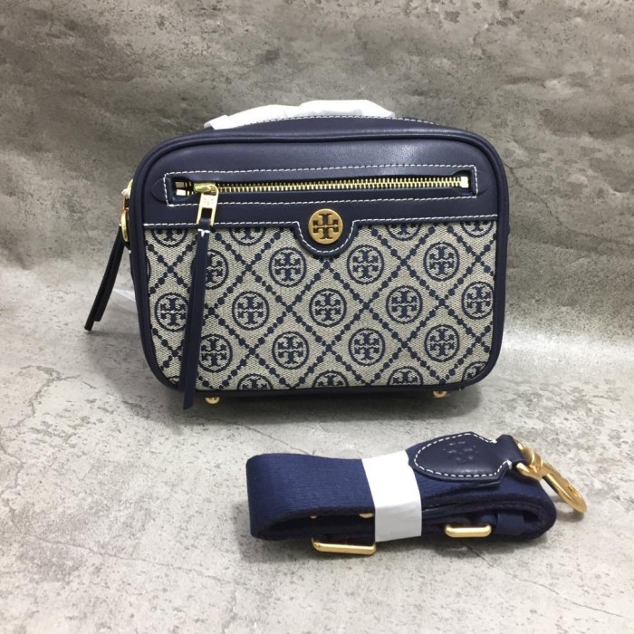 TB T Monogram Jacquard Camera Bag