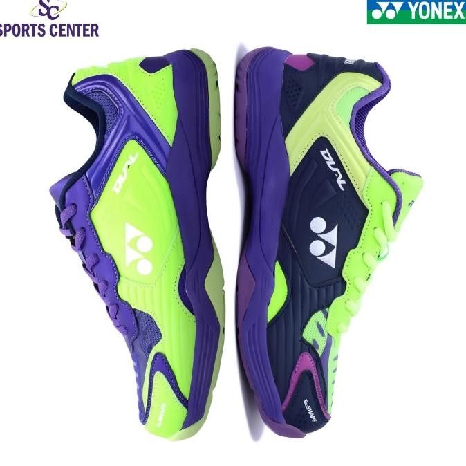 

BLUE- PROMO SEPATU BADMINTON YONEX TRU CUSHION DUAL MARITIME BLUE NEON PURPLE