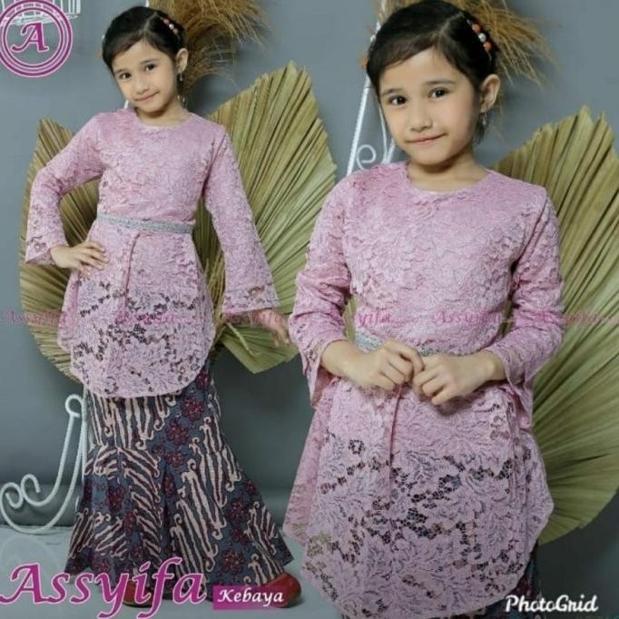 sakila Kebaya Aurora - Kebaya Anak Perempuan Baju Anak Umur 12 Tahun B HAR