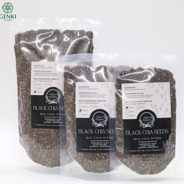 

Natural Bla Chia Seed / Chia Hitam - 1 Kg