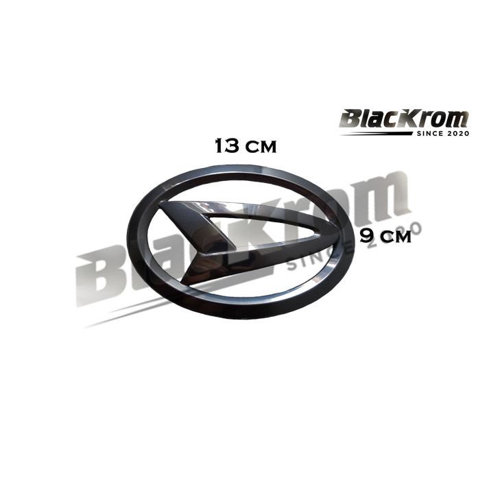 Logo Emblem Black Chrome Daihatsu 13 cm