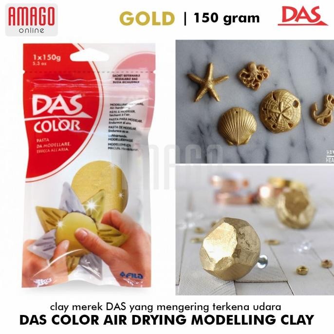 

Terlaris DAS COLOR MODELLING CLAY - AIR DRYING - GOLD - 150 gram - 385115 COD