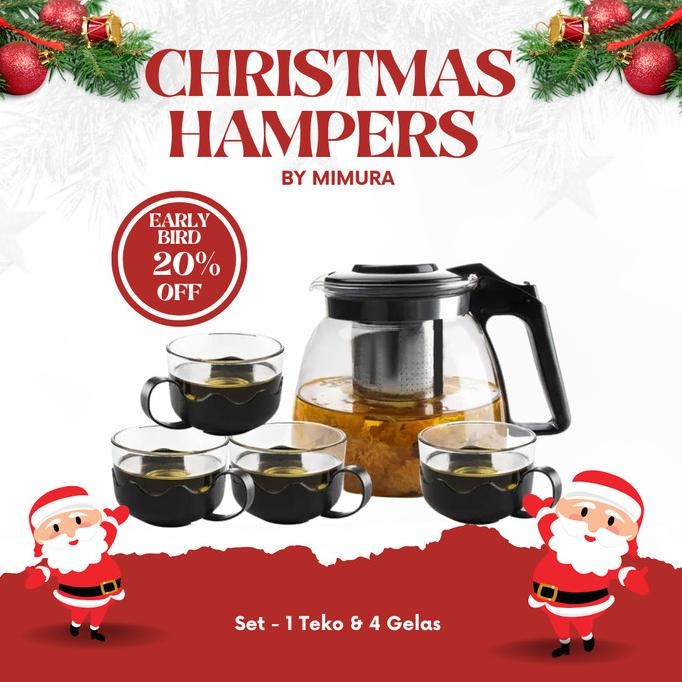 

Hampers Parcel Natal Christmas Gift Kado Hadiah Natal Teko 2 Premium