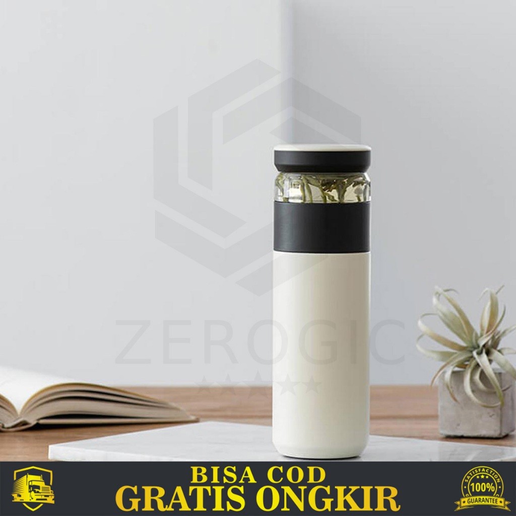TEMPAT MINUM TERMOS PENYARING TEH TUMBLR AESTHETIC BOTOL INFUSER 250ML