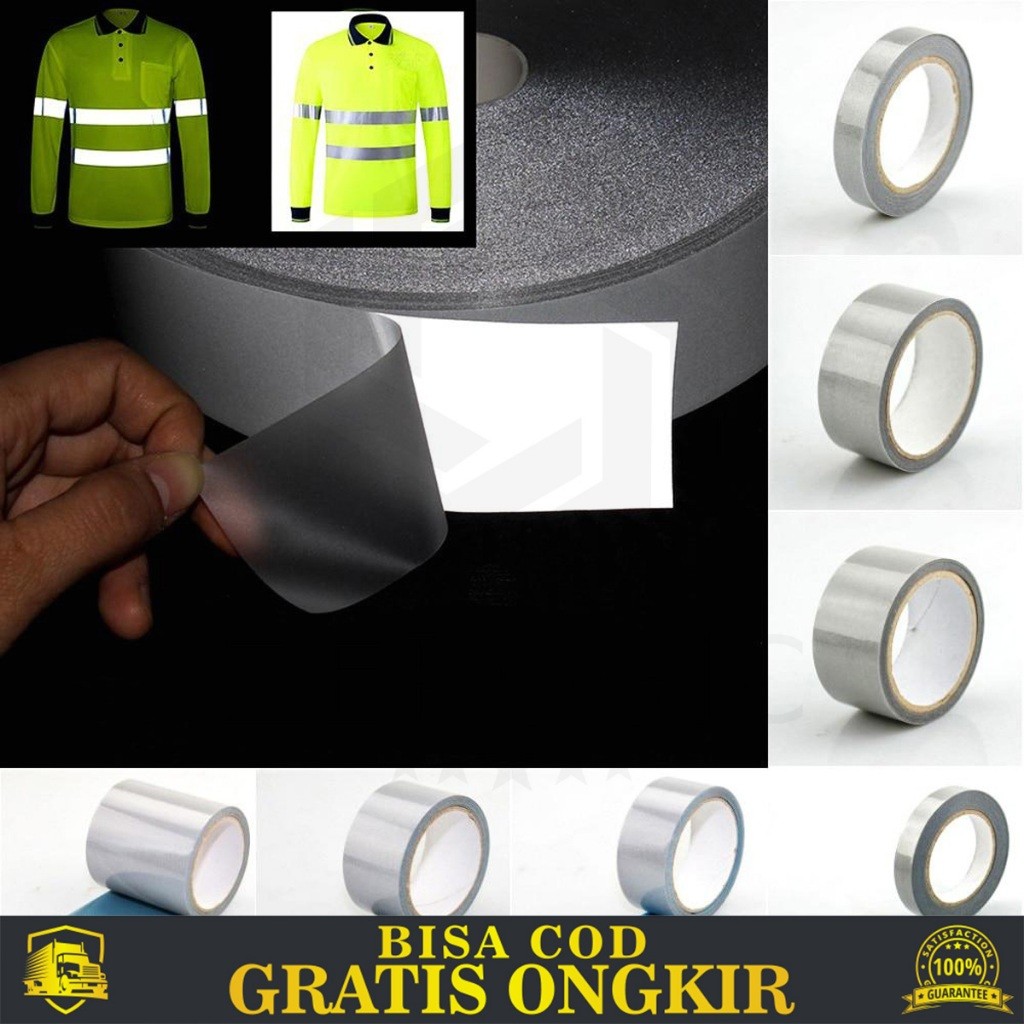 

SAFETY REFLECTOR STICKER: TAPE FOR CLOTHING VISIBILITY BOOST NIGHT